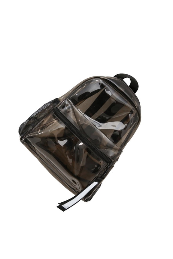 Fashion See Through Backpack Large Capacity Clear Jelly PVC Beach School Bag