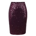 thumbnail image 1 of Aellinatey Fashionable Sequins High Waist Skirt Bodycon Skirt For Casual Or Prom Wear, 1 of 8