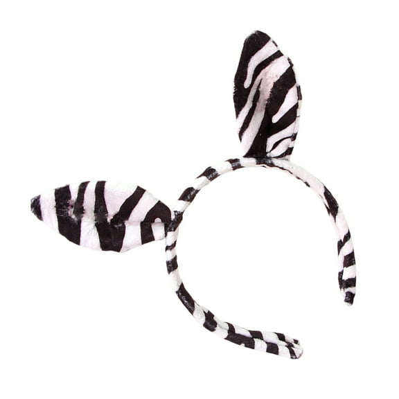 Aellinatey Fun Headbands Halloween Zebras Ear for Party Headwear for Vacation Travel