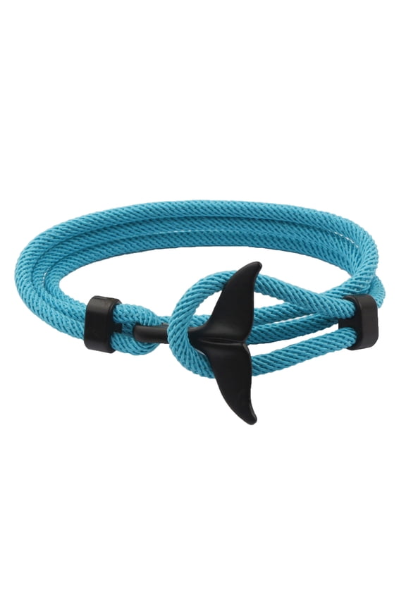 Handmade Whale Tail Viking Rope Bracelet Adjustable Beach Surfing String