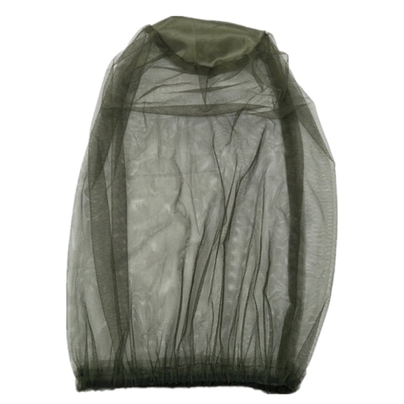 Aellinatey Head Mesh Cover Mesh Insect Netting Head Net Hat Anti-Insect Fishing Mesh Cap