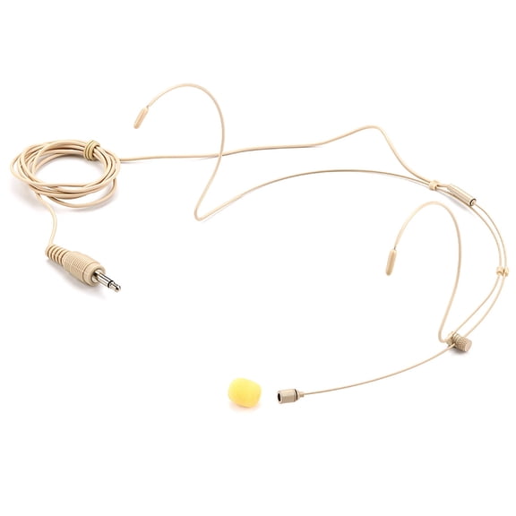 Aellinatey Headset Microphone Headworn with 3.5mm Straight Plug Easy to Use