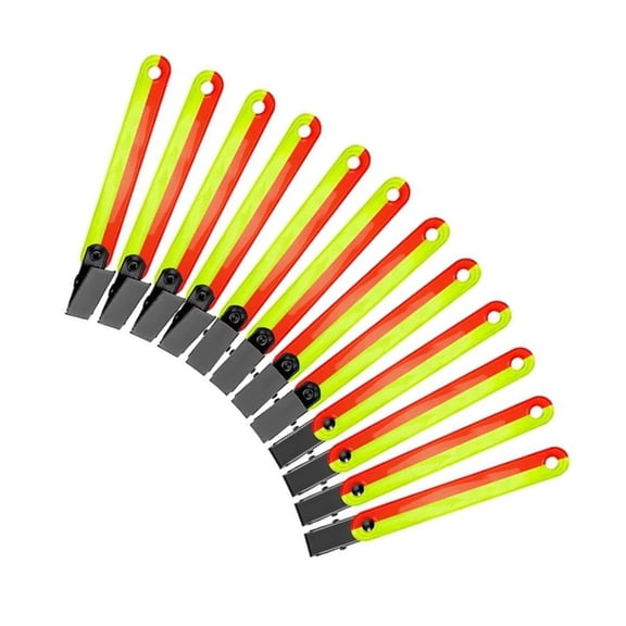 Aellinatey High Visibility Trail Markers for Tree Reflective Trail Marking Ribbon with Clip Reflector for Camping