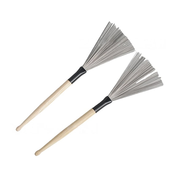 Aellinatey Innovative Adjustable Drum Tool Combining Brush and Stick Functions for Professional Musicians