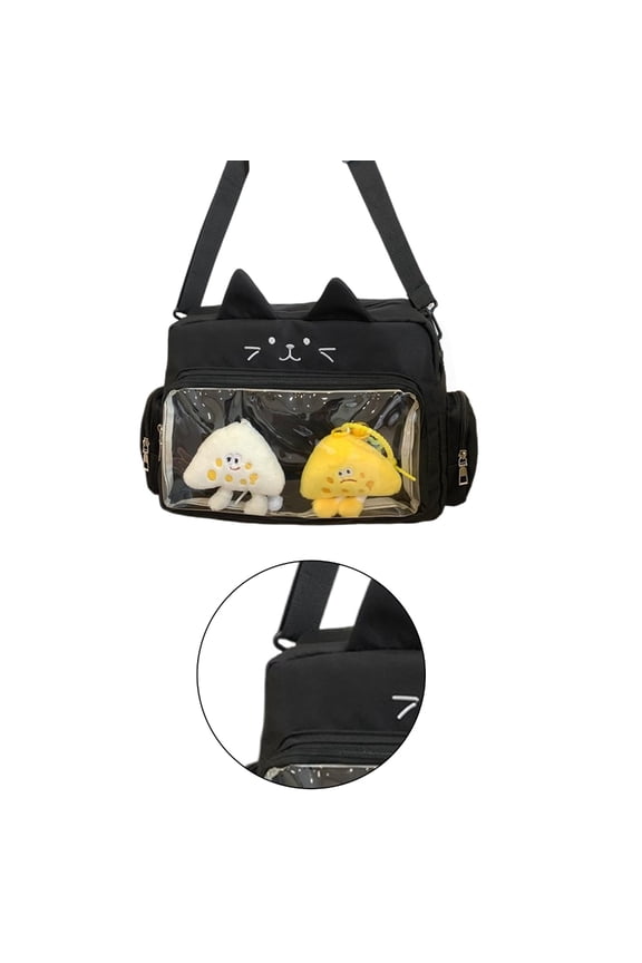 Ita Bag Large Capacity Shoulder Bag Pin Display Handbag Fashion Crossbody Pack