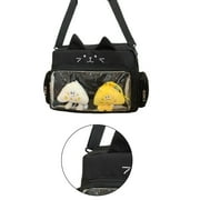 Aellinatey Ita Bag Large Capacity Shoulder Bag Pin Display Handbag Fashion Crossbody Pack