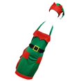 thumbnail image 1 of Aellinatey Kitchen Apron Fashion Elf Apron Christmas Apron and Hat Set Cooking Apron, 1 of 13