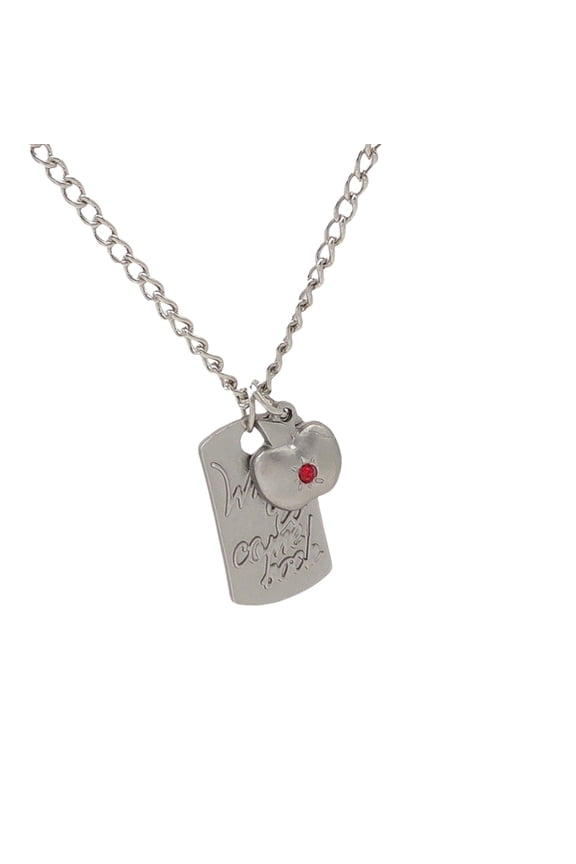 Love and Deep Space Necklace Cartoon Character Caleb Neck Chain with Crystal