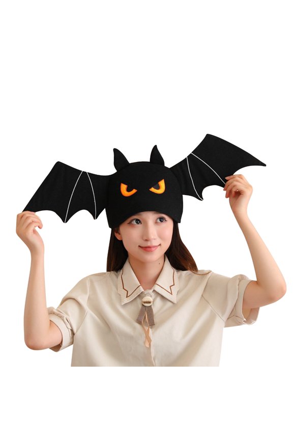 Lovely Bat Cap Adult Halloween Party Props Hat Teenagers Holiday Festival Hat