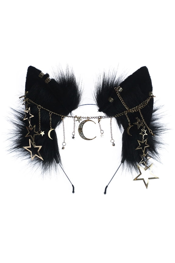 Lovely Headband Cartoon Cat Ear Shape Hair Hoop Cute Hairband for Woman Girls