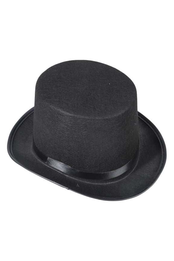 Magician Black Color Holiday Party Halloween Top Hat Fashion Unisex Top Hat