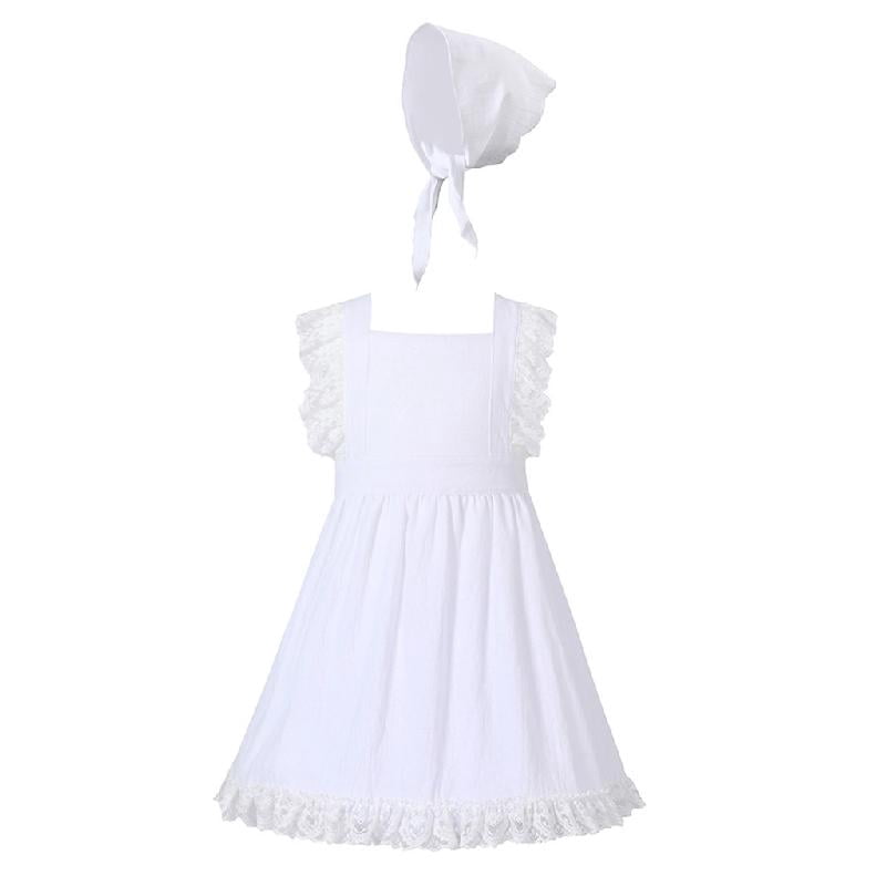 Aellinatey Maid Apron Kitchen Cooking Baking Cleaning Apron for Girl Women Halloween