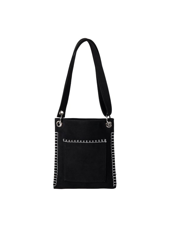 Messenger Bag with Adjustable Strap Trendy Shoulder Bag for Autumn Winter