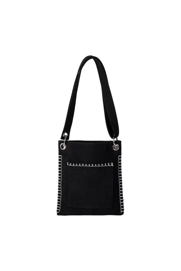Messenger Bag with Adjustable Strap Trendy Shoulder Bag for Autumn Winter