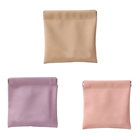 Aellinatey Modern Snap Closure Cosmetic Case Waterproof PU Leather For Daily Use Travel