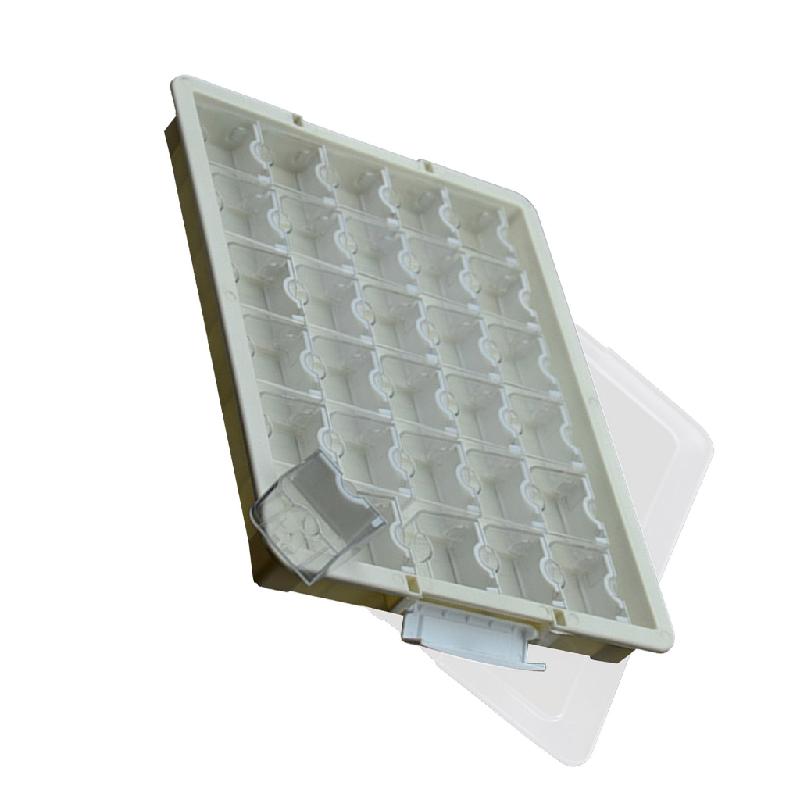 Aellinatey Multi Compartment Bead Storage Case Clear Cover Jewelry Accessories Organizer