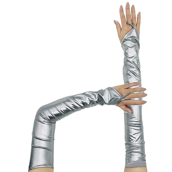 Aellinatey Patented Coated Gloves Formal Event Stage Gloves Women Evening Party Gloves