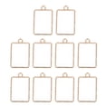 thumbnail image 1 of Aellinatey Personalized 10 Pcs Geometric Hollow Square Pendant Blanks Pressed Flower Frame, 1 of 20