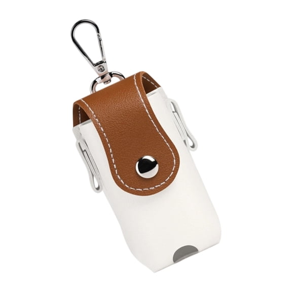 Aellinatey Pocket PU Golfs Balls Storage Pouches Golfs Balls Waist Bag with Belt Clip Golfs Balls Container Waist Holder Storage Ba