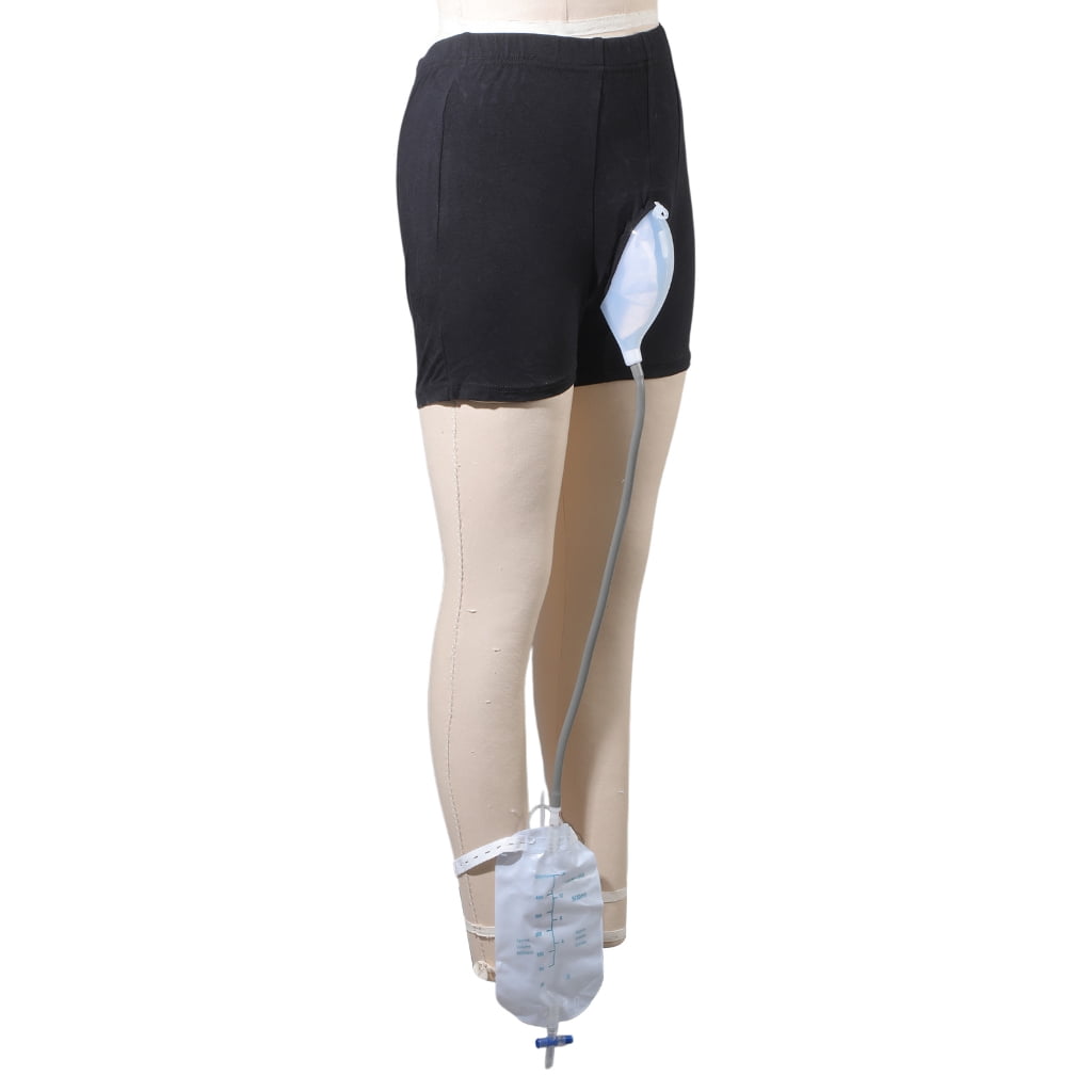 Aellinatey Portable Silicone Urinal System for Men with Leak Proof Incontinence Briefs