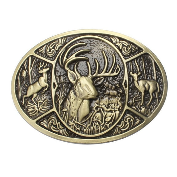 Aellinatey Punk Belt Buckles for Men Women Classical Cool Replacement Buckle (Metal)