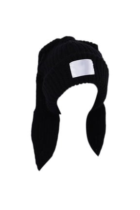 Rabbit Knit Hat Long Ear Hat Skullies Beanie Rabbit Ears Hat Cute Bunny Hat