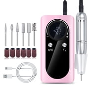 Aellinatey Rechargeable Nail Drill Set with Drill Bits Nail File Manicures for Salon Use