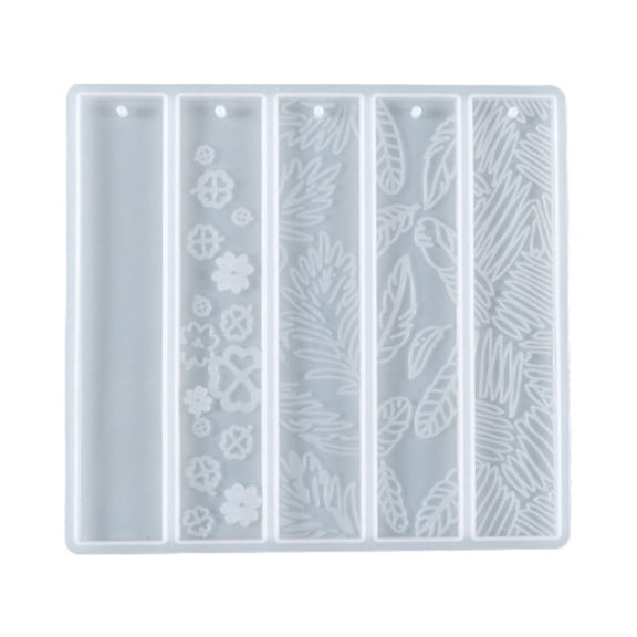 Aellinatey Rectangle Silicone Bookmark Mold Epoxy Resin Jewelry Making DIY Craft Moulds