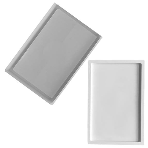 Aellinatey Rectangular DIY Tray Molds Plate Moulds for Resin Casting Craft Decorations
