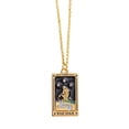 thumbnail image 1 of Aellinatey Rectangular Pendant Necklace Mystical Tarot Pendant Necklace for Tarot Lover, 1 of 21
