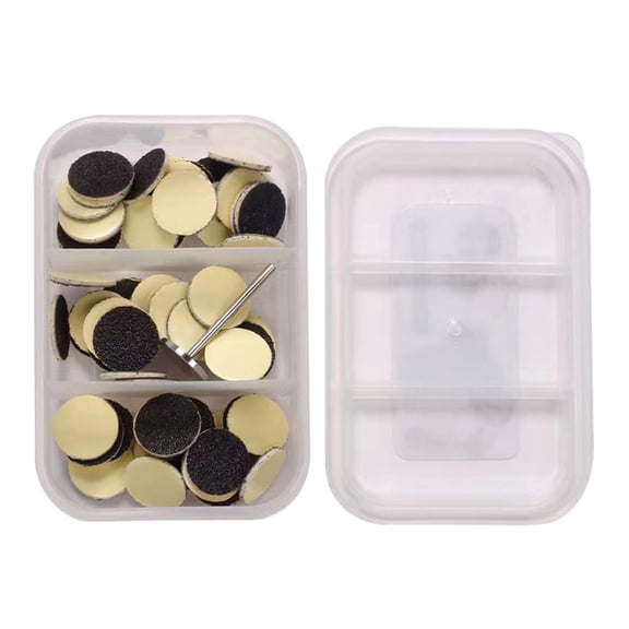 Aellinatey Replaceable Sanding Disc Pads Practical Sandpaper Discs with Metal Nail Bit