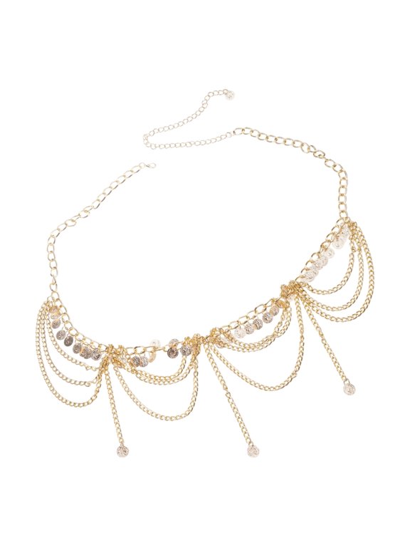 Retro Bohemian Hip Chain For Women Belly Dance Accessory Waist Strap Chain