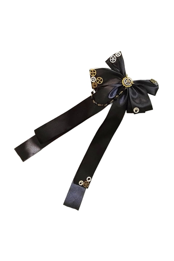 Role Play Costume Hair Bows Steampunk Barrettes Women Ribbon Bowknot Hair Clip