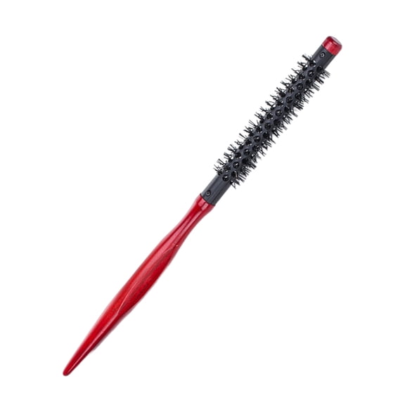 Aellinatey Small Mini Round Hair Styling Brush Nylon Bristle for Short Hair Blow Drying
