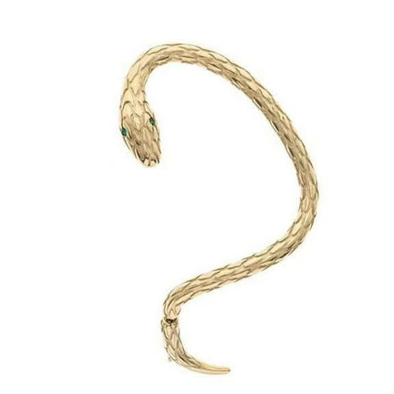 Aellinatey Snake-shaped Winding Earrings Personality Exaggerated Left Right Ear Jewelry