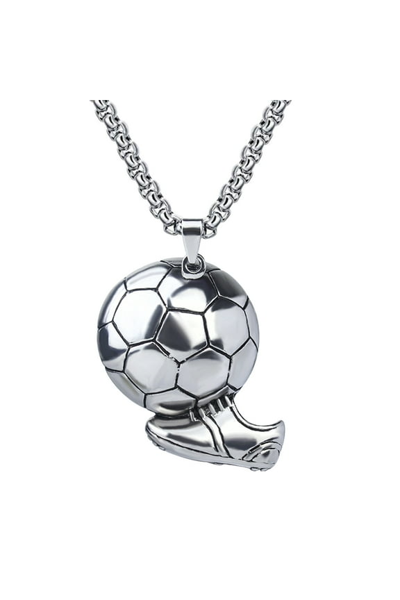 Soccer Ball Jewelry Football Pendant Necklace Soccer Pendant Sport Necklace