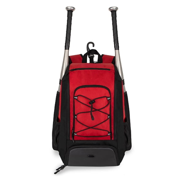 Aellinatey Sports Backpack for Baseball and Softball Gear, 35L Equipment with Bat Holders and Bottom Zip Area Design