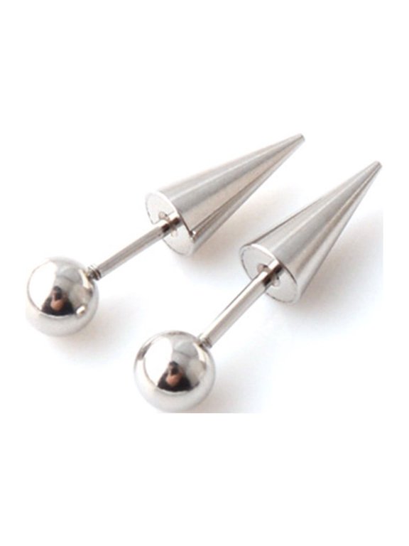 Stainless Steel Spike Stud Earrings for Human Helix Piercing Jewelry 5 Colors