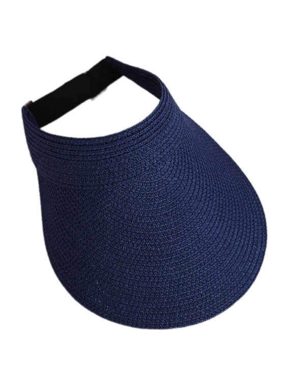 Straw Sun Hat Sun Guard Technology Slim Face Effect Unisex Beach Running