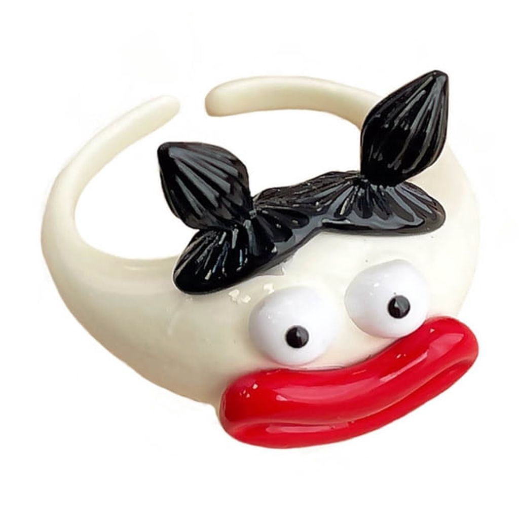 Aellinatey Stylish Adjustable Rings Funny Silicone Finger Rings ...
