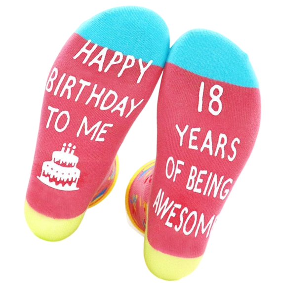Aellinatey Stylish Birthday Party Wear Cotton Socks for Adults Teen Girls 18 to 21 Years