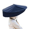 Wearable Fish Aellinatey Sun Rain Umbrella Hat Adults Fishing Garden Beach Wearable ...