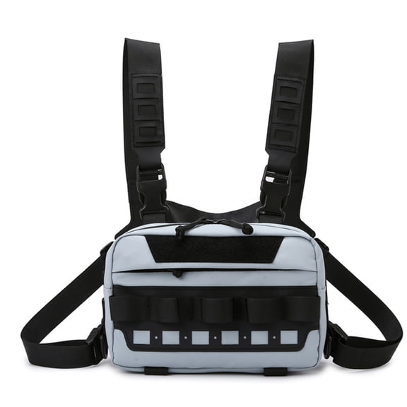 Aellinatey Tactically Fishing Vest Fishing Tackle Backpack Light Weight Chest Pack