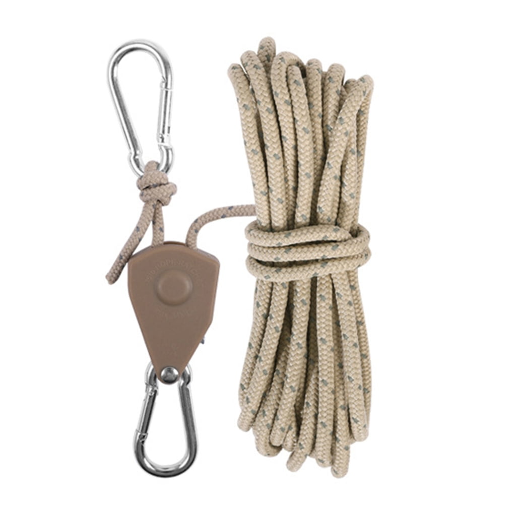 Aellinatey Tent Rope Pulleys Adjuster Rope Fixed Ratchets Pulleys ...