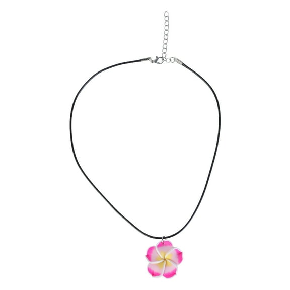 Aellinatey Three-Dimensional Flower Necklace Summer Five Petals Flower Pendant Neckchain
