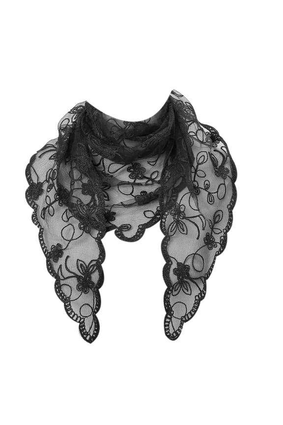 Traditional Lace Veil Mass Headwrap Female Catholic Chapel Scarf Lacy Headwear