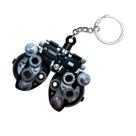Aellinatey Trendy Acrylic Keychain With Optometry Theme for Personalize Accessories