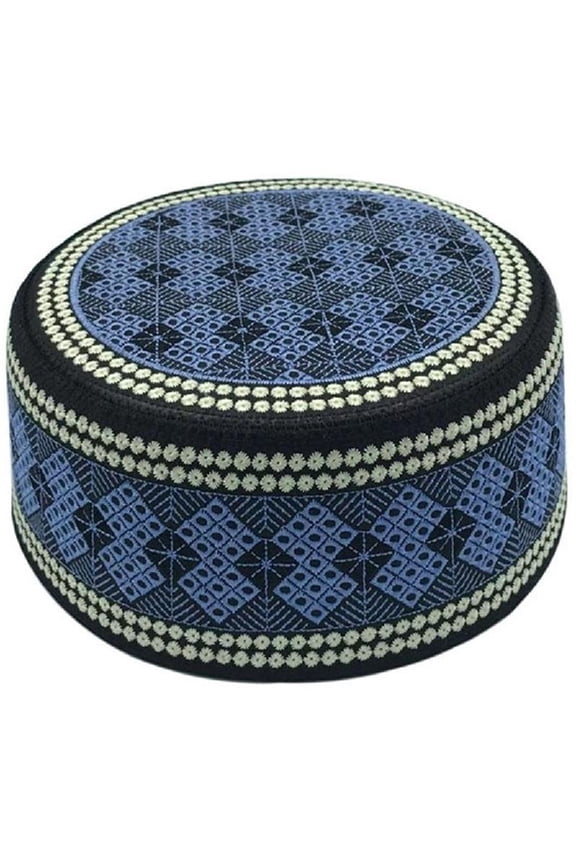Turban Hat for Adult Breathable Cotton Kufi Round Arabia Hat Islamic Hat