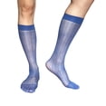 thumbnail image 1 of Aellinatey Ultrathin Transparent Men Dress Socks Breathable Nylon Design For Formal Event, 1 of 20