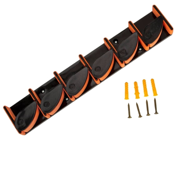Aellinatey Vertical Fishing Rod Holder Wall Mount Rod Rack Rod Holder for 6 Rod